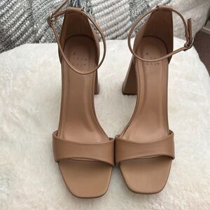 A New Day Women's Beige Block Heels